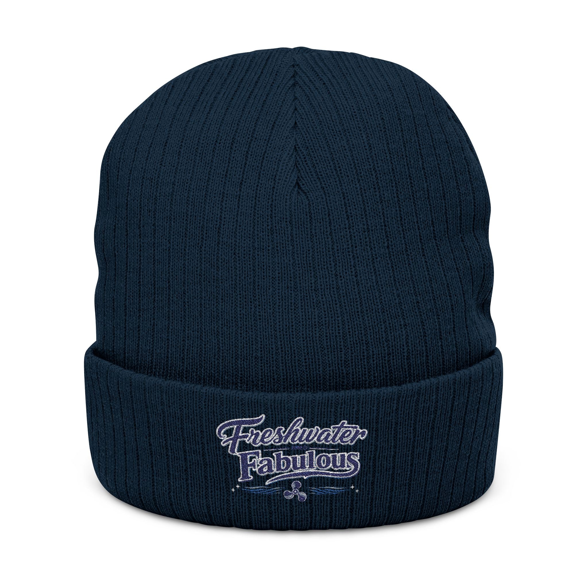 Ribbed Knit Beanie (Embroidery)