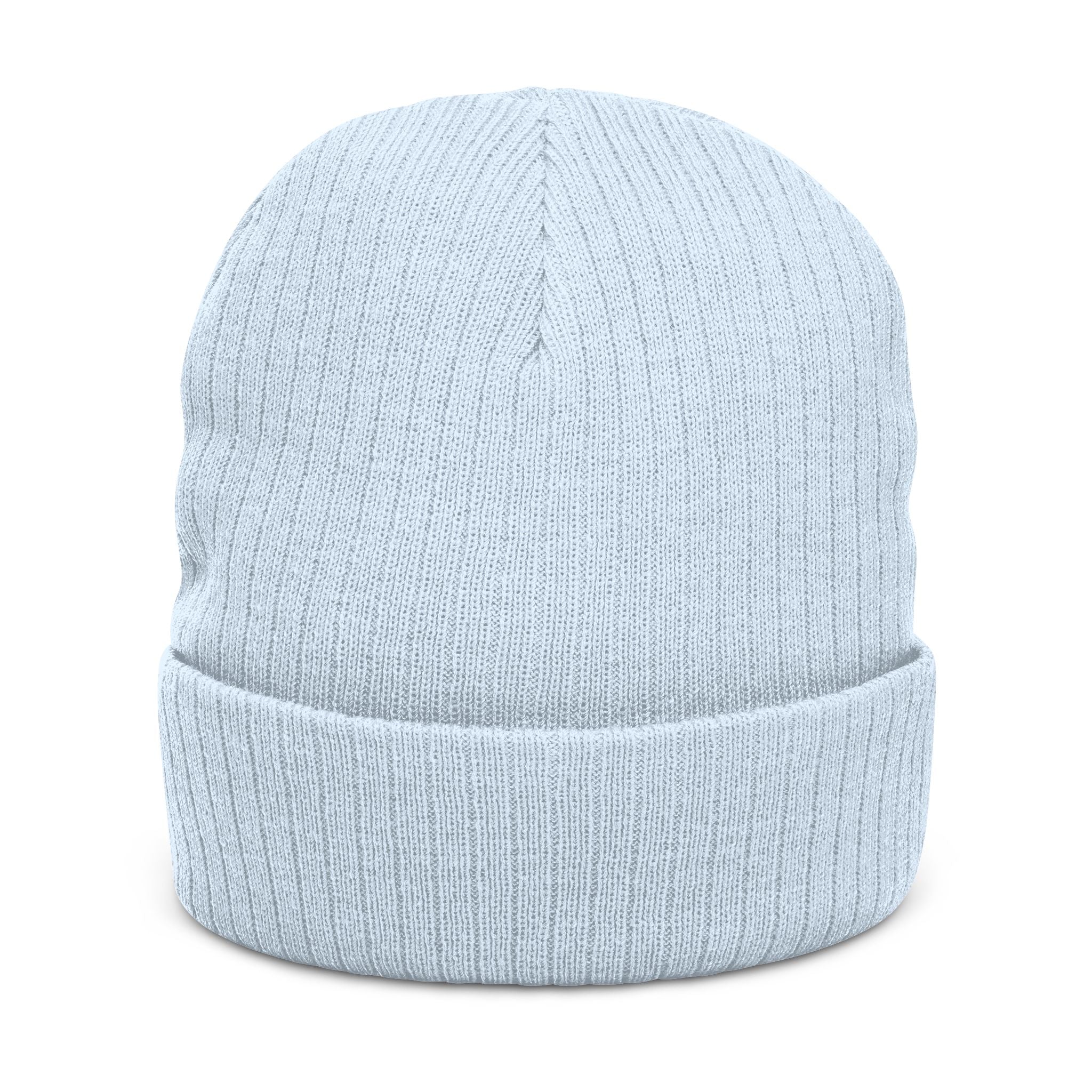 Ribbed Knit Beanie (Embroidery)