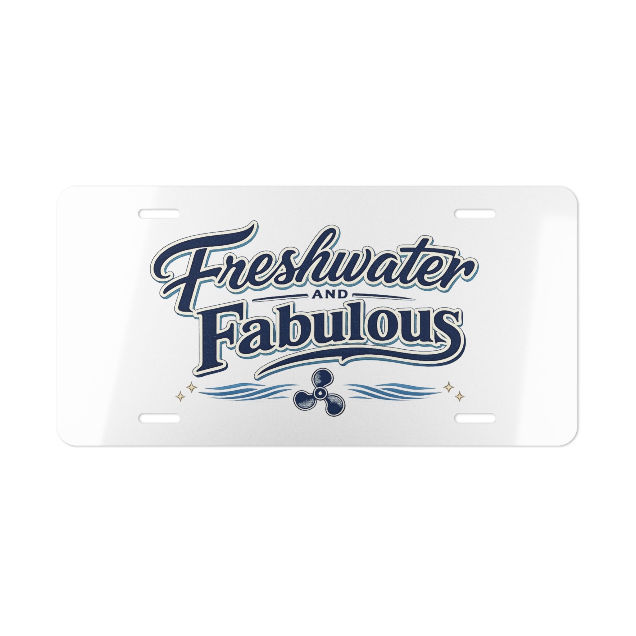 Vanity Plate White