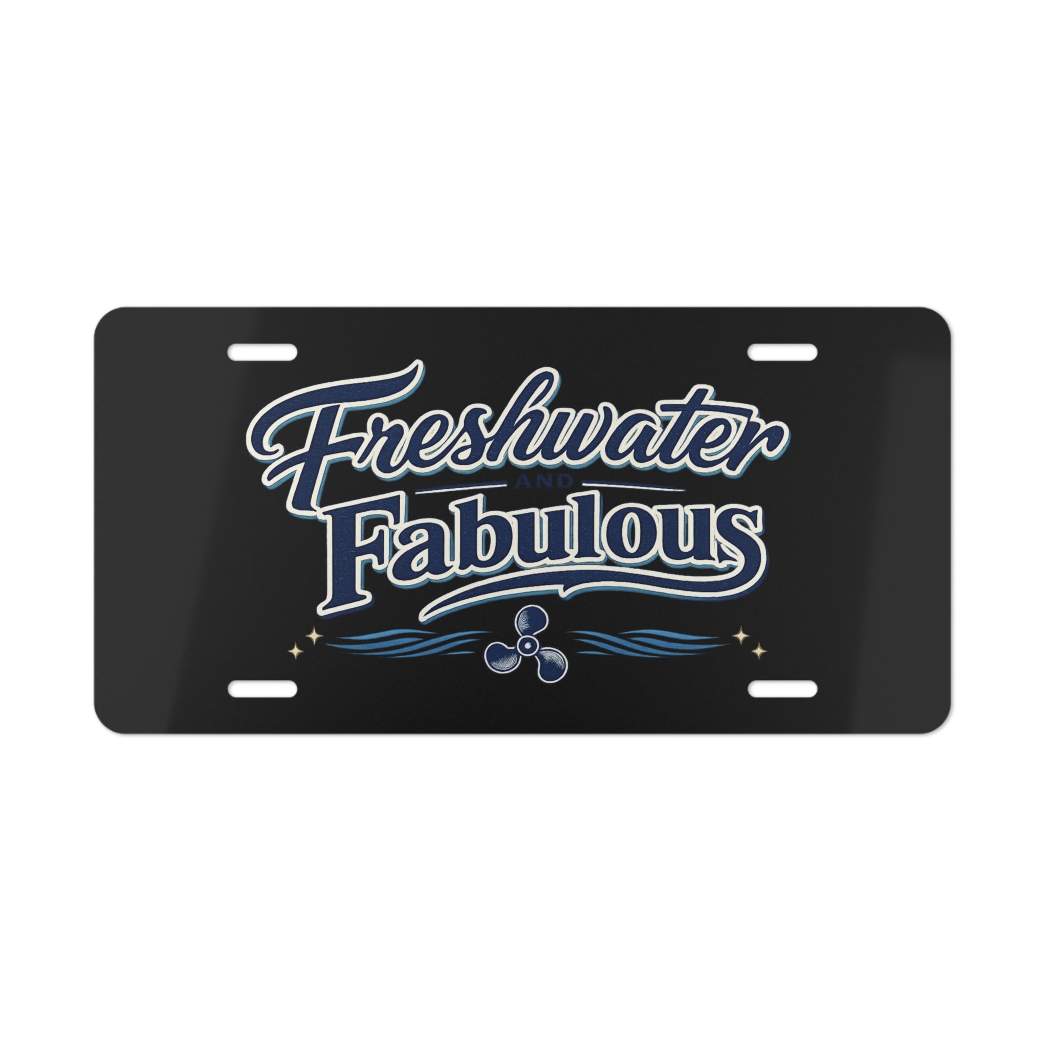 Vanity Plate Black
