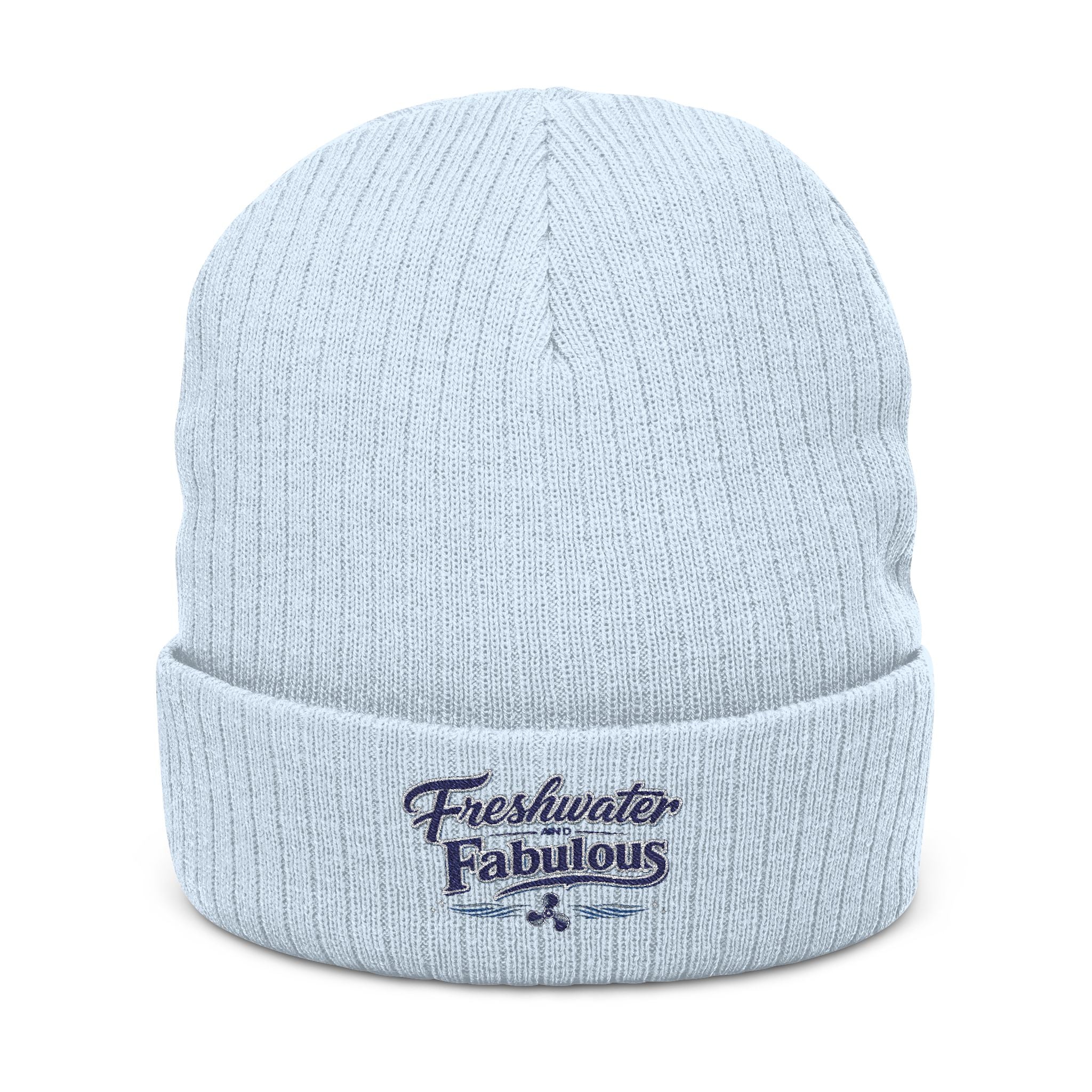 Ribbed Knit Beanie (Embroidery)
