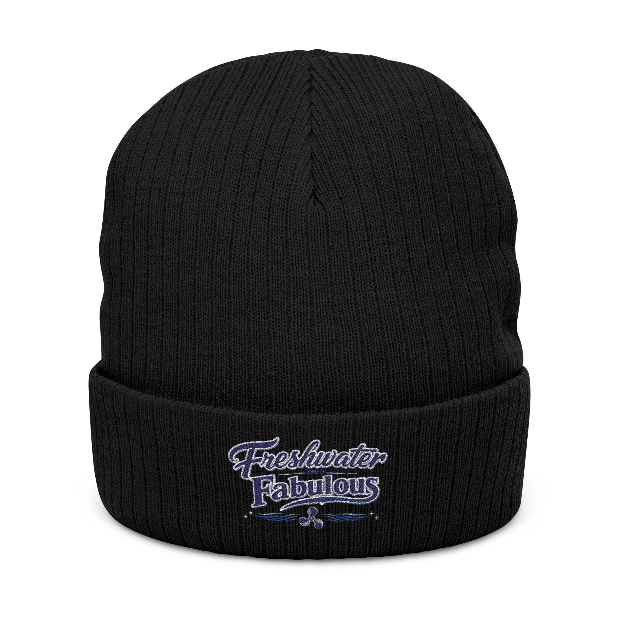 Ribbed Knit Beanie (Embroidery)
